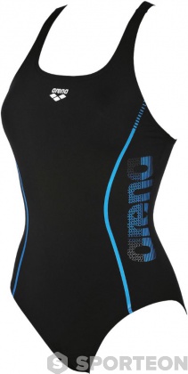 Дамски бански Arena Resistor One Piece LB Black/Blue