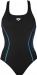 Дамски бански Arena Resistor One Piece LB Black/Blue