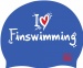 Плувна шапка BornToSwim I Love Finswimming Cap