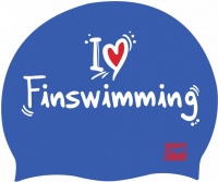 Плувна шапка BornToSwim I Love Finswimming Cap