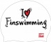 Плувна шапка BornToSwim I Love Finswimming Cap