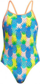 Бански за момичета Funkita Juicy Fruit Diamond Back One Piece Girls