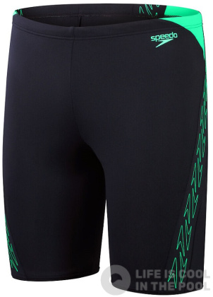 Speedo Hyperboom Splice Jammer True Navy/Herlequin Green