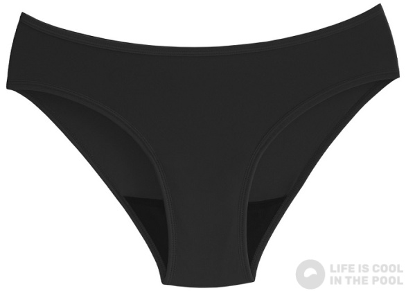 менструални бански WUKA Swim Bikini Brief Light Flow Black