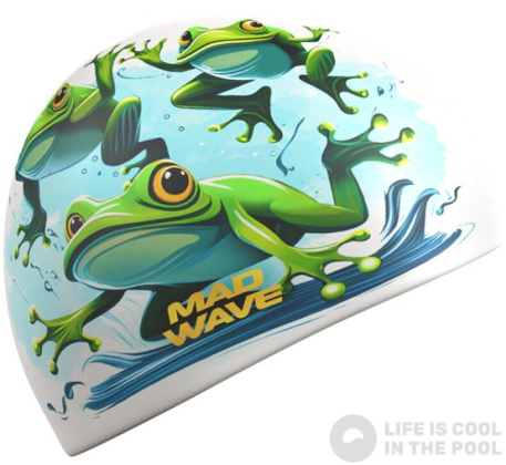 Плувна шапка Mad Wave Frogs Silicone Cap