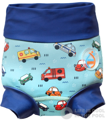 Бебешки бански AquaKiddo Swim Nappy Cars