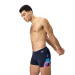 Speedo Allover Digi V-Cut Aquashort Black/Red