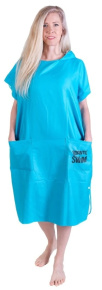 BornToSwim Poncho Turquoise